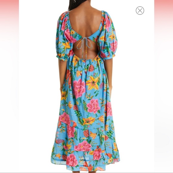 Farm Rio Toucans Midi Dress - Picture 2 of 6